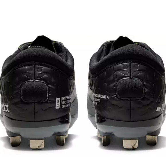 Nike Women's Hyperdiamond 4 Elite Metal Fastpitch Softball Cleats - Picture 5 of 9